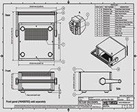 METCASE 2D drawings and 3D models