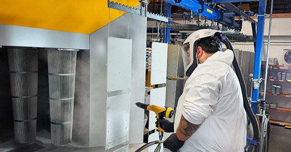 METCASE powder paint line