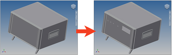 Templates for customized housings