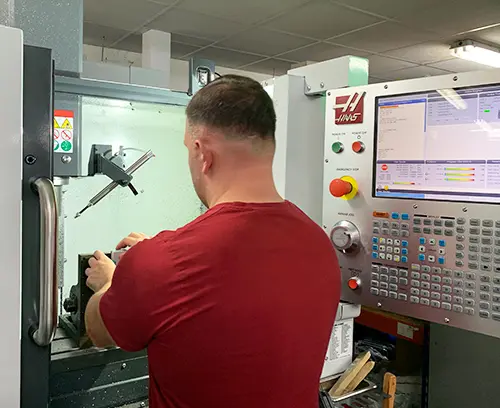 Skilled operators ensure accurate machining