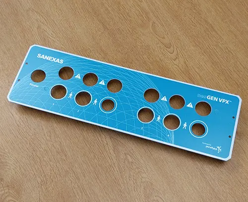 Customized UNICASE front panel