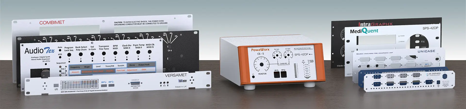 Customized metal front panels