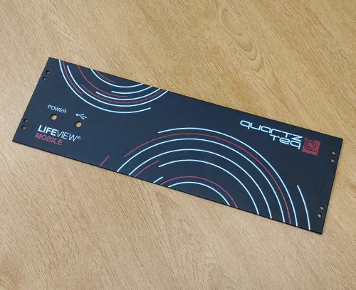 Digital printing on front panels.