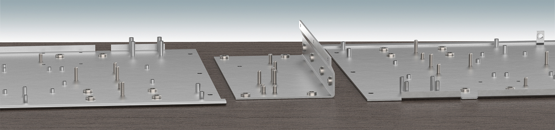 Inserting hardware into sheet metal