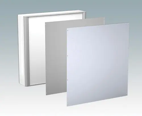 Anodised and painted front panels available as accessories