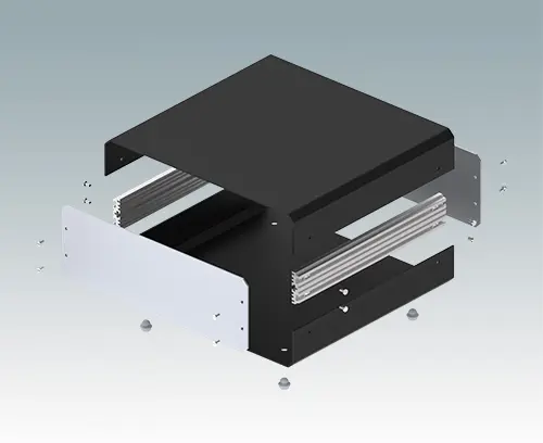 Removable top and base panels