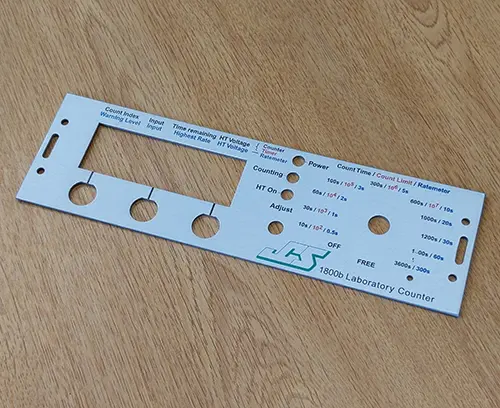 Digital printing on front and rear panels.